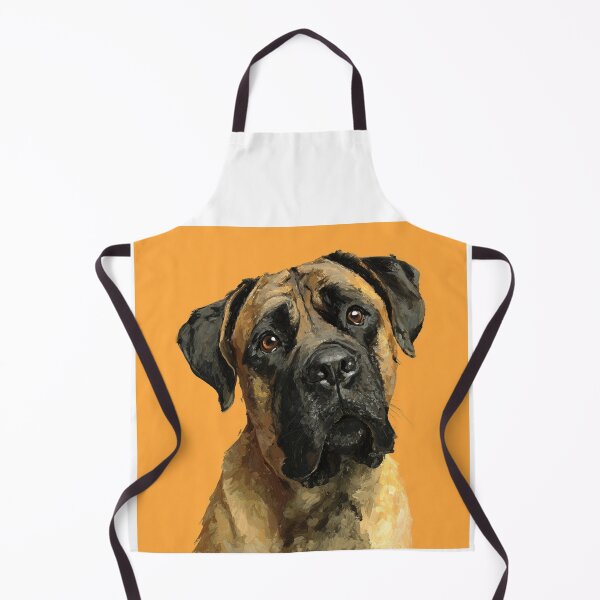 Item preview, Bullmastiff puppy dog painting designed and sold by MendaciousMina.
