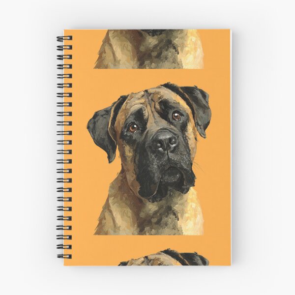 Item preview, Bullmastiff puppy dog painting designed and sold by MendaciousMina.