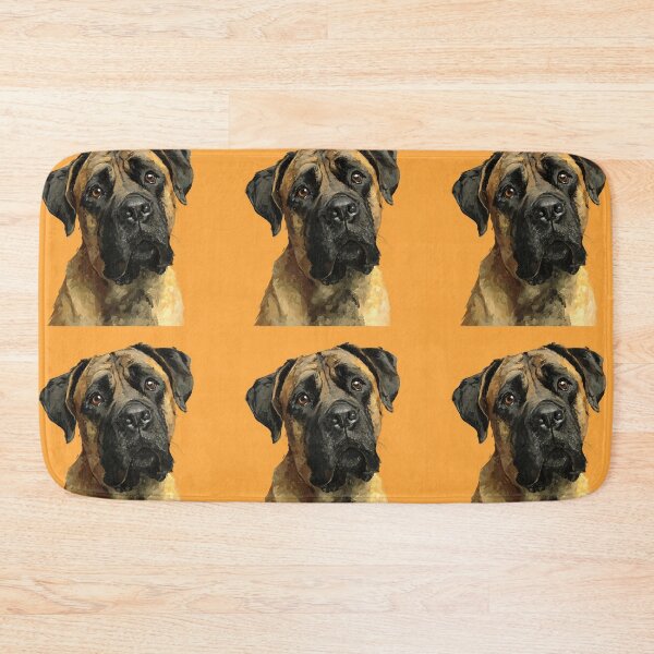 Item preview, Bullmastiff puppy dog painting designed and sold by MendaciousMina.