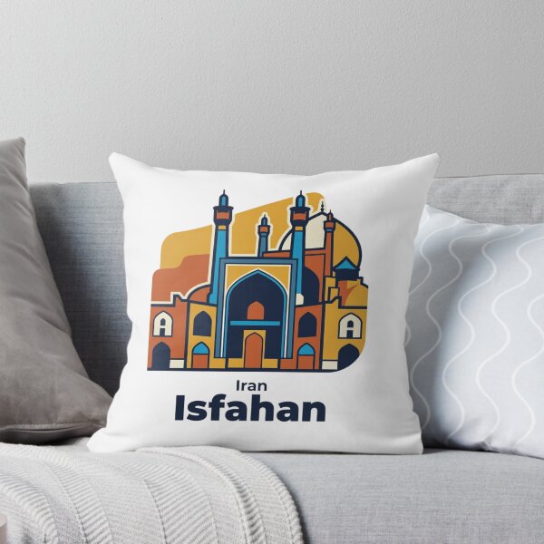 Item preview, Isfahan Imam Mosque Bold Retro Graphic Travel Art designed and sold by Inkworksbyshery.
