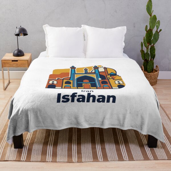 Item preview, Isfahan Imam Mosque Bold Retro Graphic Travel Art designed and sold by Inkworksbyshery.