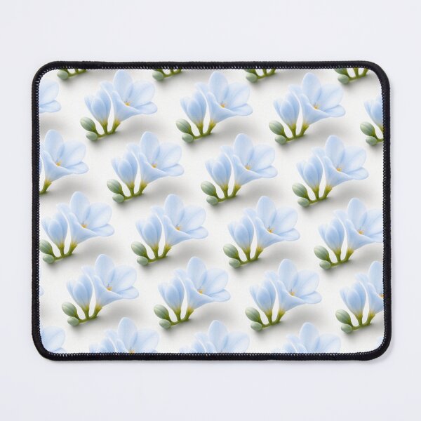 Item preview, Baby Blue Floral Seamless Pattern Grid designed and sold by IntelliMindDesigns.