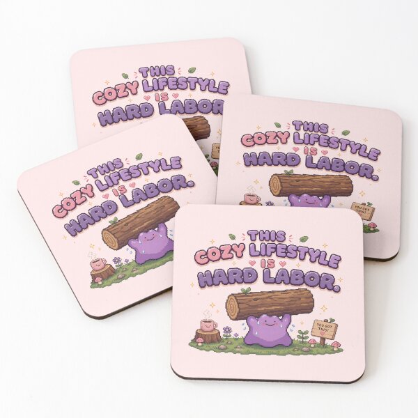 Item preview, THIS COZY LIFESTYLE IS HARD LABOR designed and sold by BRIGHT BITS BOUTIQUE.