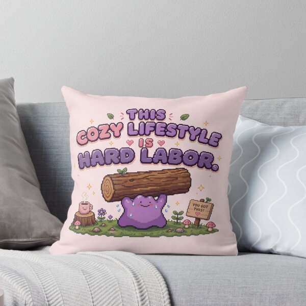 Item preview, THIS COZY LIFESTYLE IS HARD LABOR designed and sold by BRIGHT BITS BOUTIQUE.