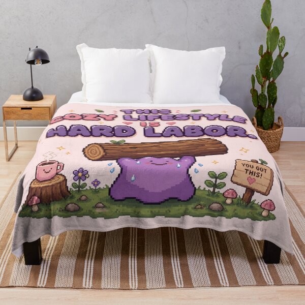 Item preview, THIS COZY LIFESTYLE IS HARD LABOR designed and sold by BRIGHT BITS BOUTIQUE.