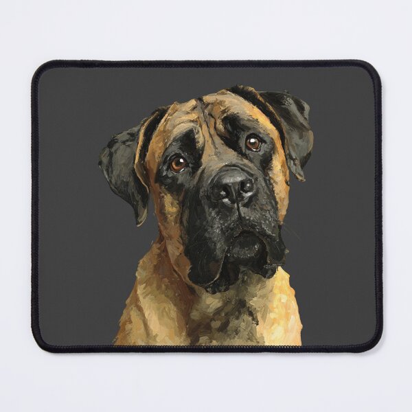 Item preview, Bullmastiff puppy dog painting designed and sold by MendaciousMina.