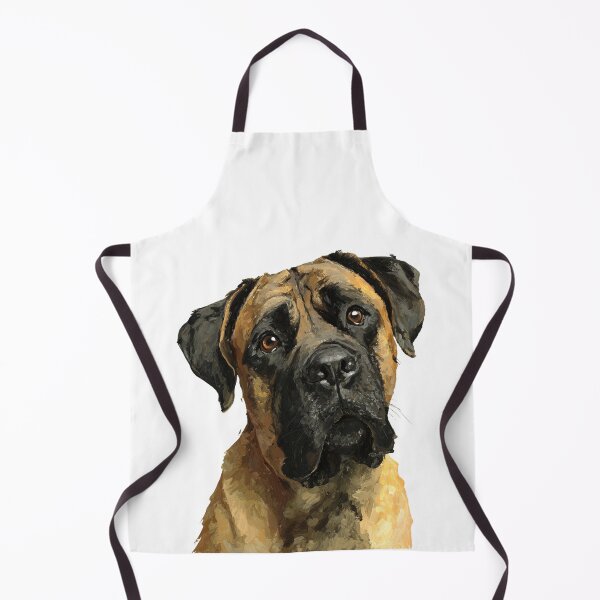 Item preview, Bullmastiff puppy dog painting designed and sold by MendaciousMina.
