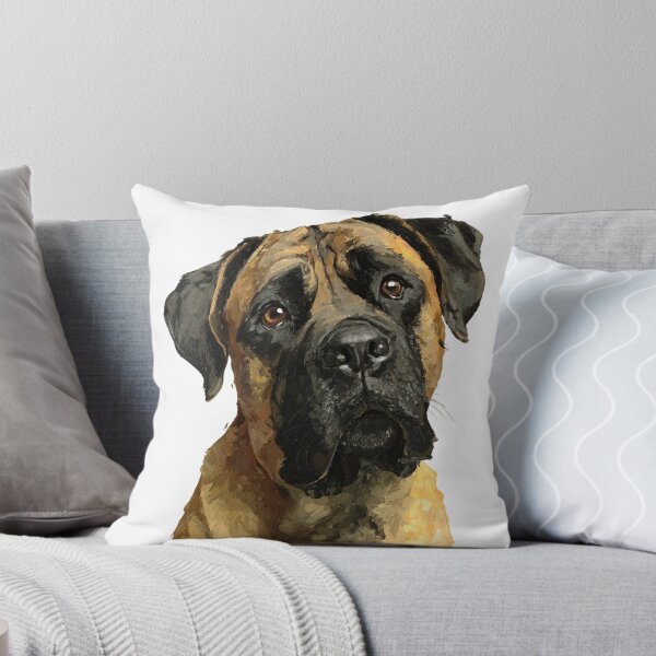 Item preview, Bullmastiff puppy dog painting designed and sold by MendaciousMina.