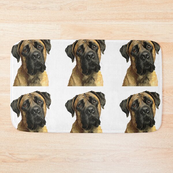Item preview, Bullmastiff puppy dog painting designed and sold by MendaciousMina.