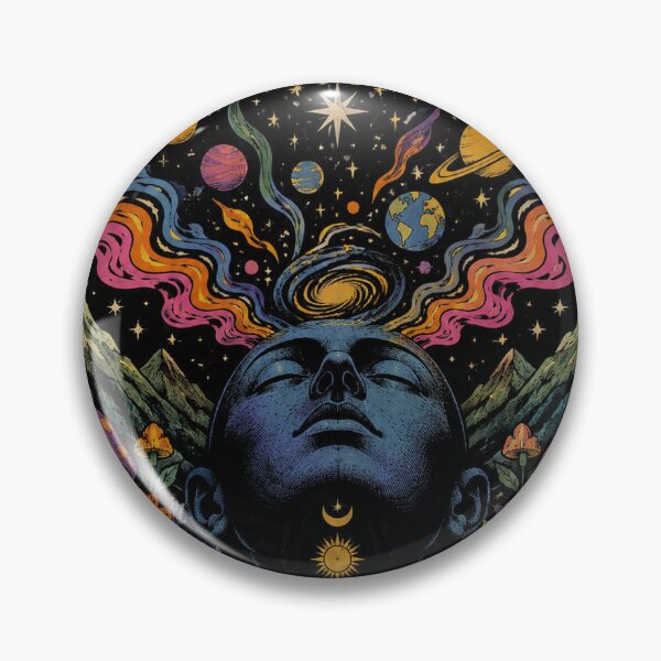 Item preview, Expand Your Mind Psychedelic Cosmic Art designed and sold by Khalleido  S.