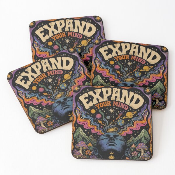 Item preview, Expand Your Mind Psychedelic Cosmic Art designed and sold by Khalleido  S.