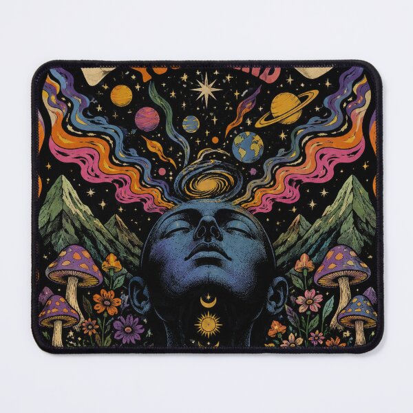 Item preview, Expand Your Mind Psychedelic Cosmic Art designed and sold by Khalleido S.