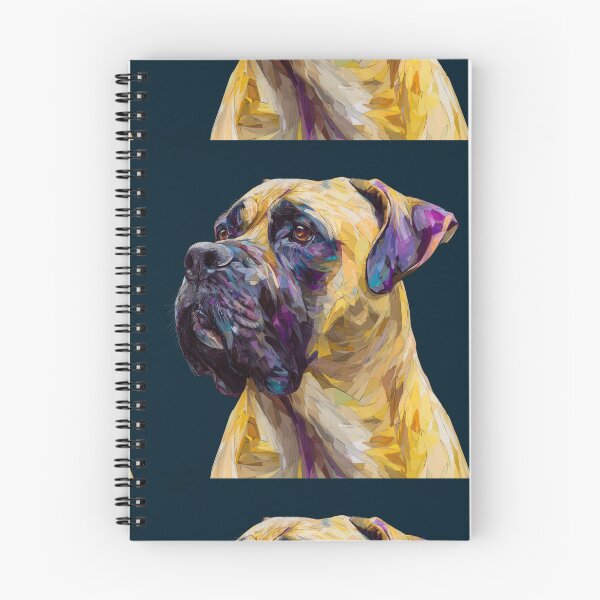Item preview, Bullmastiff puppy dog painting designed and sold by MendaciousMina.