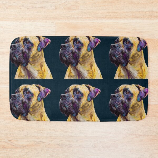 Item preview, Bullmastiff puppy dog painting designed and sold by MendaciousMina.
