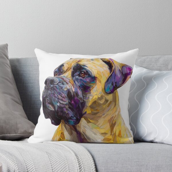 Item preview, Bullmastiff puppy dog painting designed and sold by MendaciousMina.