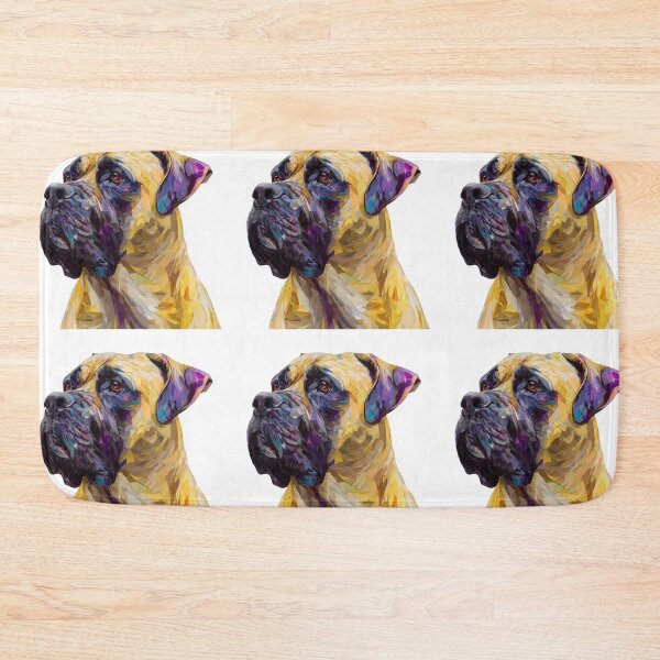Item preview, Bullmastiff puppy dog painting designed and sold by MendaciousMina.