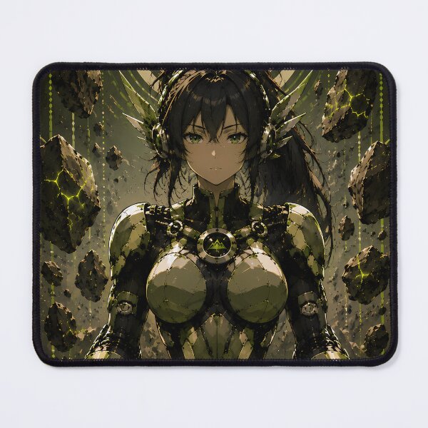 Item preview, Earth Element Cyberpunk – Futuristic Anime Mecha Girl designed and sold by Apocalyptic Art Studio.
