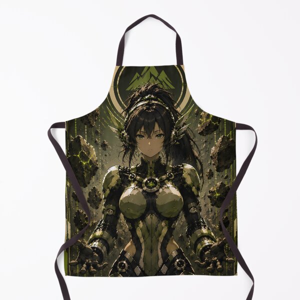 Item preview, Earth Element Cyberpunk – Futuristic Anime Mecha Girl designed and sold by Apocalyptic Art Studio.