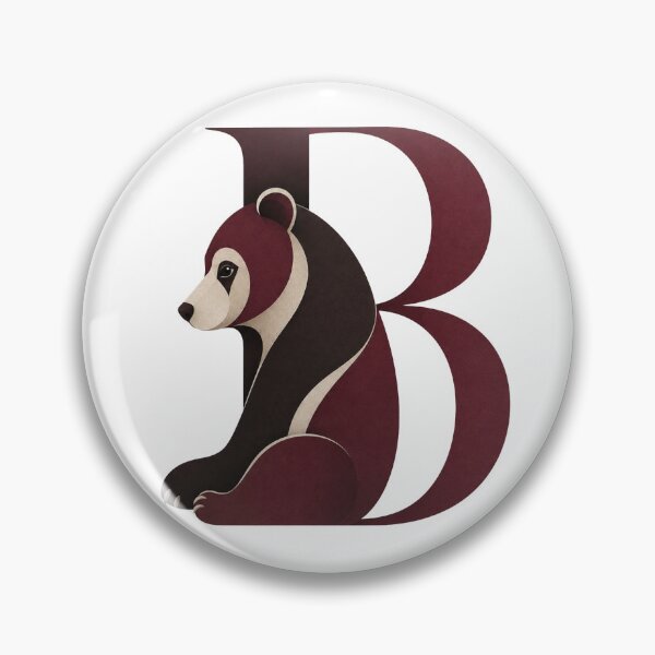Item preview, Letter B Bear Alphabet Art designed and sold by tmoca.