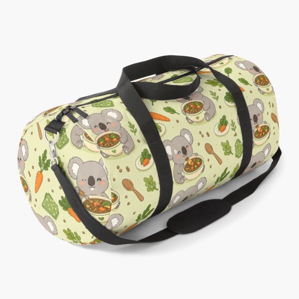 Item preview, Kawaii Koala Lentil Bowl Food Pattern designed and sold by Soft Berry Studio.