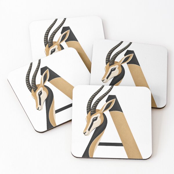 Item preview, Letter A Antelope Alphabet Art designed and sold by tmoca.