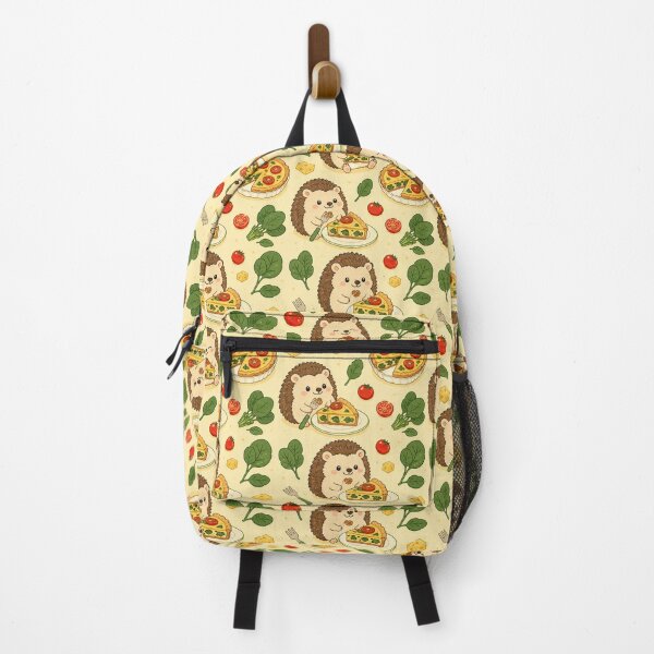 Item preview, Kawaii Hedgehog Spinach Quiche Food Pattern designed and sold by Soft Berry Studio.