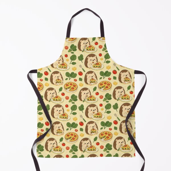 Item preview, Kawaii Hedgehog Spinach Quiche Food Pattern designed and sold by Soft Berry Studio.