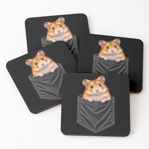 Item preview, Hamster in a black pocket designed and sold by yayor.