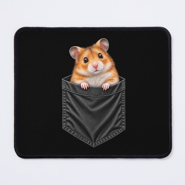Item preview, Hamster in a black pocket designed and sold by yayor.
