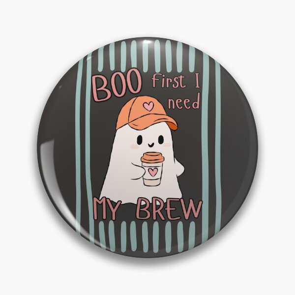 Item preview, Cute Ghost Drinking Coffee, Boo First I Need My Brew, Coffee First, Coffee Girl designed and sold by Forevermore.