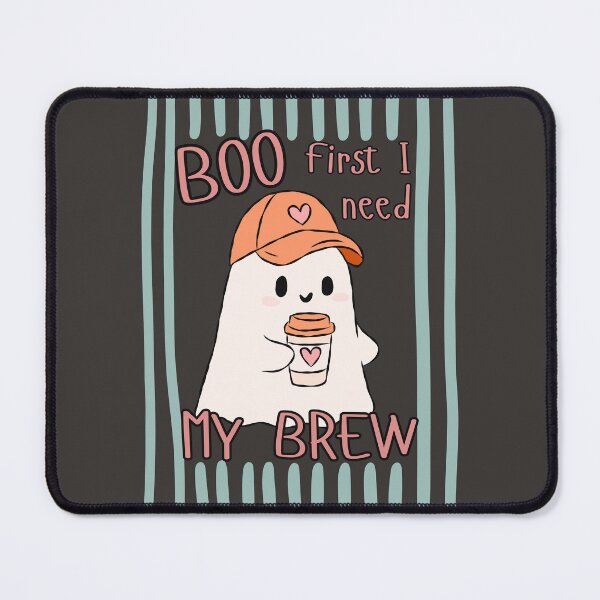 Item preview, Cute Ghost Drinking Coffee, Boo First I Need My Brew, Coffee First, Coffee Girl designed and sold by Forevermore.