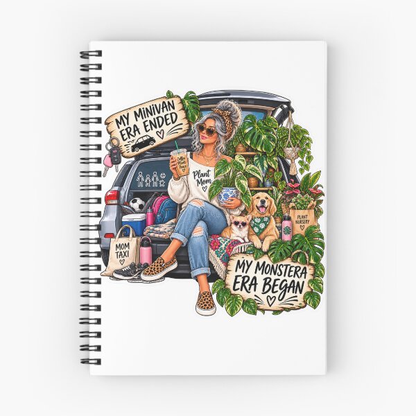 Item preview, My Minivan Era Ended My Monstera Era Began – Funny Empty Nester Plant Mom designed and sold by CottageGardenCo.
