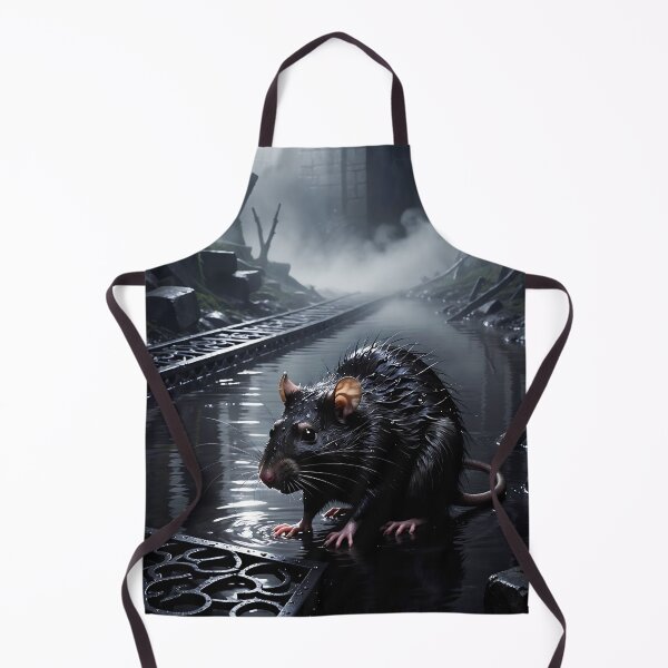 Item preview, Mystical rat in a foggy, dark tunnel with water designed and sold by Mystic-Art-2.