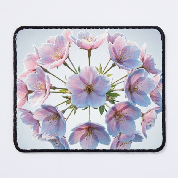 Item preview, Circular Baby Blue Flower Mandala designed and sold by IntelliMindDesigns.