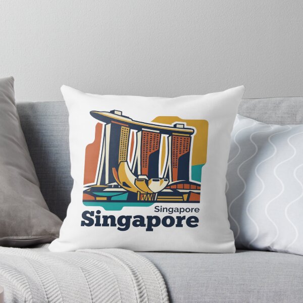 Item preview, Singapore Marina Bay Sands Bold Retro Graphic Art designed and sold by Inkworksbyshery.