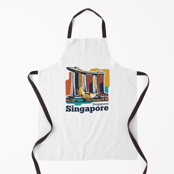 Item preview, Singapore Marina Bay Sands Bold Retro Graphic Art designed and sold by Inkworksbyshery.