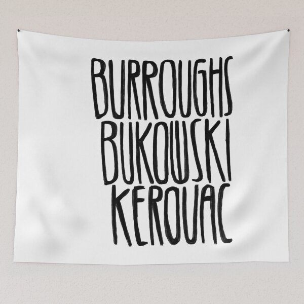 Item preview, Writers, Burroughs, Bukowski, Kerouac designed and sold by badlydrawnbabe.
