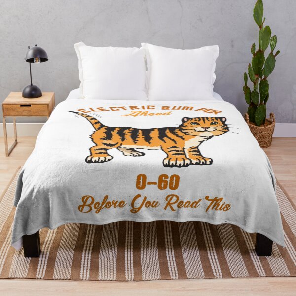Item preview, Electric Bumper Ahead 0-60 Before You Read This Funny Cat Design designed and sold by Pa7wsVerse.