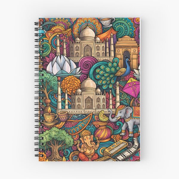 Item preview, 1 Incredible India Culture Festival Doodle Illustration Art designed and sold by ART ATTACK ZONE.