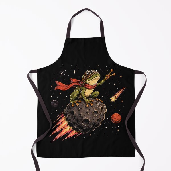 Item preview, Frog flying on the asteroid designed and sold by Konvero.