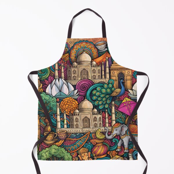 Item preview, 1 Incredible India Culture Festival Doodle Illustration Art designed and sold by ART ATTACK ZONE.