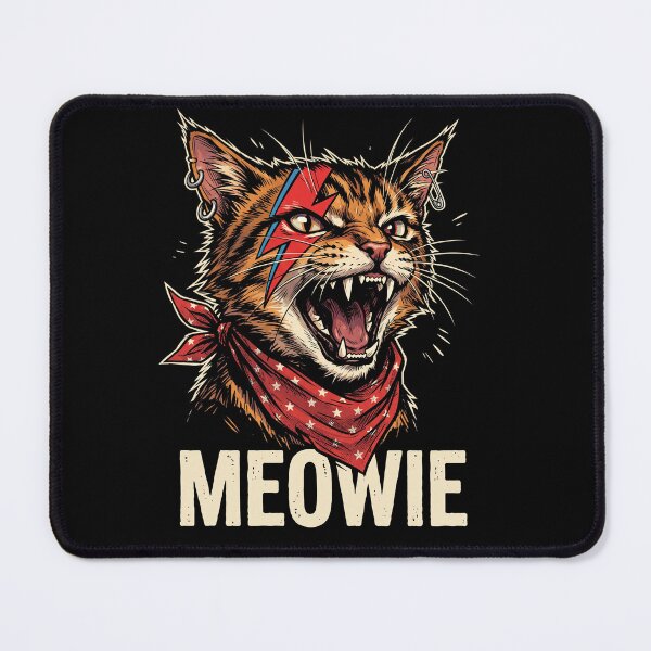 Item preview, David Meowie designed and sold by mylordkep.