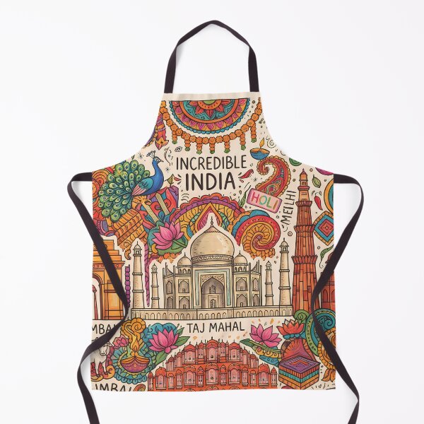 Item preview, 2 Incredible India Culture Festival Doodle Illustration Art designed and sold by ART ATTACK ZONE.