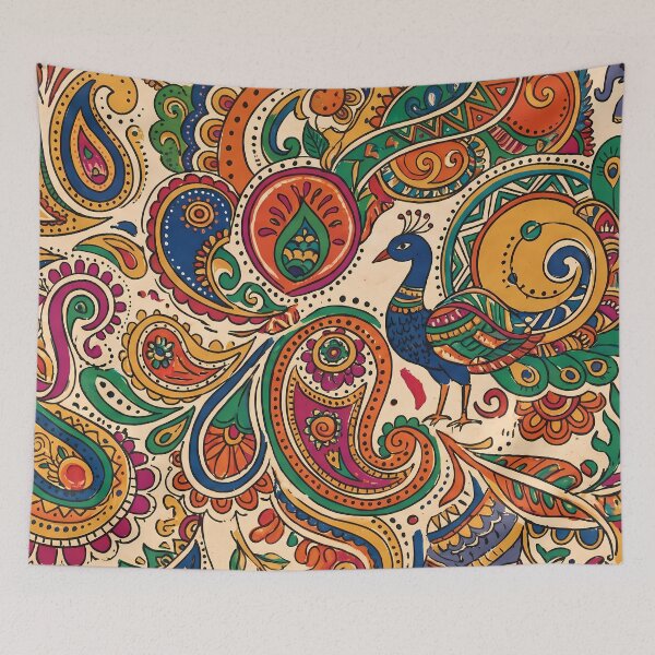 Item preview, 3 Incredible India Culture Festival Doodle Illustration Art designed and sold by ART ATTACK ZONE.