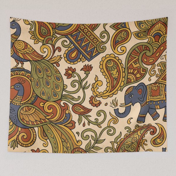 Item preview, 4 Incredible India Culture Festival Doodle Illustration Art designed and sold by ART ATTACK ZONE.