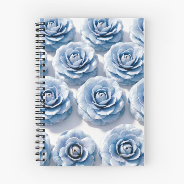 Item preview, Baby Blue Rose Pattern Grid designed and sold by IntelliMindDesigns.