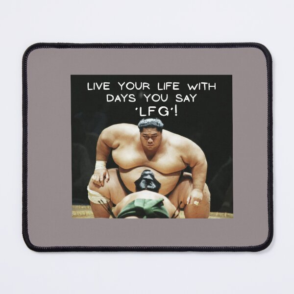 Item preview, Sumo Wrestler Life Your Life LFG Inspirational designed and sold by Kaibosh21.