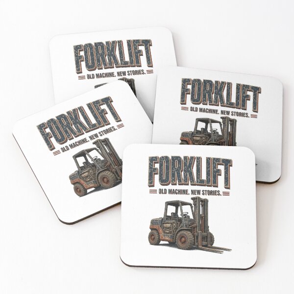 Item preview, Forklift Old Machine New Stories designed and sold by RetroNibylander.