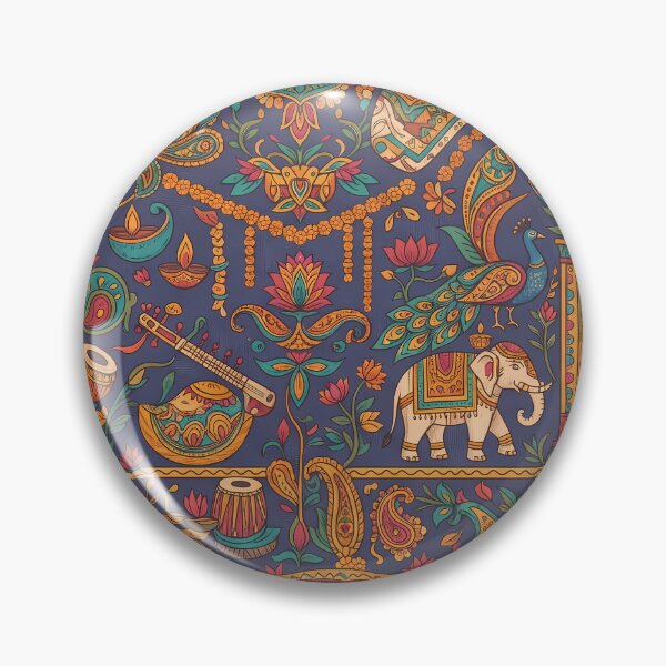 Item preview, 9 Incredible India Culture Festival Doodle Illustration Art designed and sold by ART ATTACK ZONE.