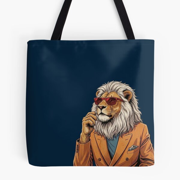 Item preview, The Thinker with the White Mane T-Shirt designed and sold by Animal Cosmic Society.